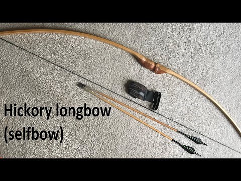 Making a hickory longbow (selfbow)