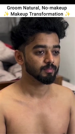 Credit- the_groom_.room_ | Jehsil mehban | groom makeup transformation #shorts #makeup #makeover