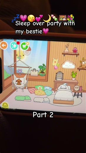 Sleep over party with my besties❤️part 2 #tocaboca #shortssophia💗💗