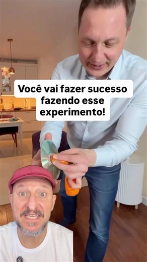 Doing this experiment at home is really cool!