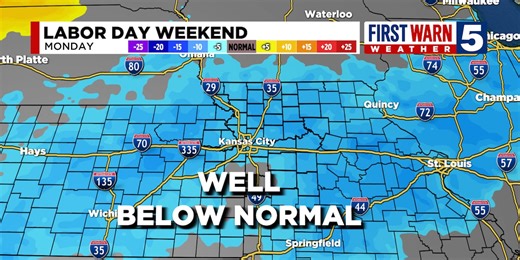 First Warn Forecast: Below-normal temperatures for the next few days