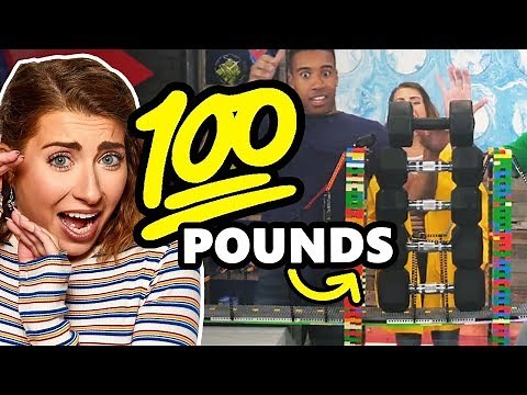LEGO Bridge Challenge Part 2: 100 Pound Test - REBRICKULOUS