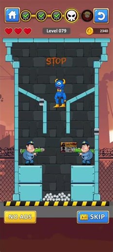 Blue Monster Pin Lvl 79 gameplay (iOS Android)