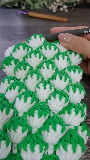 Wonderful crochet strawberry stitch #crochetreels | Crochet & Crafts Therapy