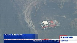 There's a TOTAL FIRE BAN across several NSW regions today, including Sydney and Illawarra, with potential fire conditions to worsen as the temperature rises. #9News | 9 News Sydney