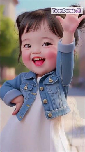 🎶 Cute CGI Dancing Video! #toondanceai