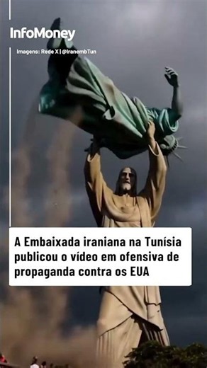 Irã usa Cristo Redentor em vídeo de IA contra os EUA após ameaça de tarifa de Trump