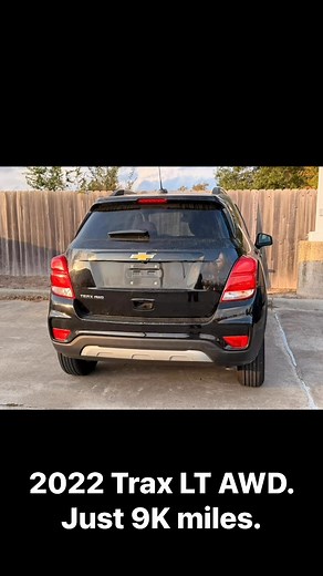 Practically new with only 9,000 miles. This 2022 Chevy Trax LT AWD in Black includes the LT Convenience Package, touchscreen with CarPlay/Android Auto, keyless open/start, and upgraded interior comfort. Listed at $20,995 and includes 2 years of oil changes (4 total) through November. Financing available, trades accepted. Call Bill at 337-337-4628 today. #ChevyTrax #LTConvenience #BillSellsCars #NavarreChevy #SmartBuy | Bill Ishee