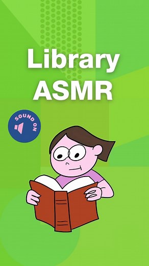 Enjoy some library ✨ASMR✨ #asmrsounds #asmrtiktoks #asmrlibrary #libraryasmr #asmrsound #asmrsounds #asmrtingles #fyp #librarylife #librarytiktok #librarytok #asmr #asmrbook #asmrbooksounds #asmrwriting | St. Louis County Library