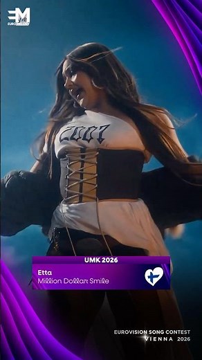 UMK 2026:Etta - "Million Dollar Smile" #esc2026 #eurovision