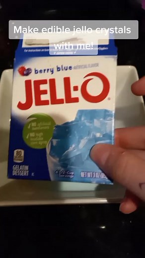How to Make Edible Jello Crystals at Home