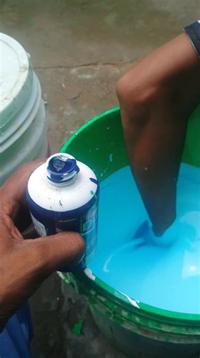 64K views · 481 reactions | How to make sky blue color /स्काई ब्लू कलर कैसे बनाएं? #wallart #wallpainting #wallpaintingart #wallpaintingartist | Anil AKV video | Facebook