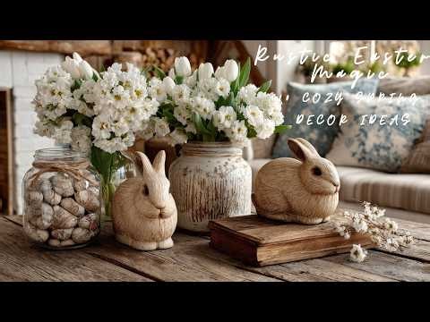 10 Stunning Rustic Easter Decor Ideas 🌿 | Cozy Farmhouse Spring Decorating Inspiration