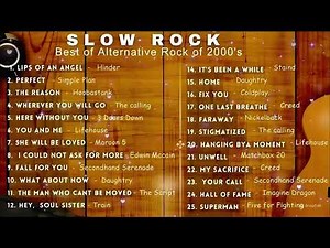 Slow Rock Alternative Rock 90s 2000s - Simple Plan, Hoobastank, The Calling, Howie Day, Linkin Park