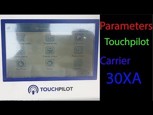 Carrier 30XA Chiller TouchPilot — Full Parameters & Settings Revealed #carrier #chiller #hvac