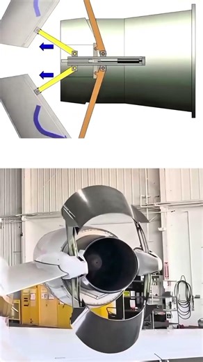 Reverse Thrust Explained ✈️ How Planes Slow Down After Landing || How Aircraft Use Reverse Thrust