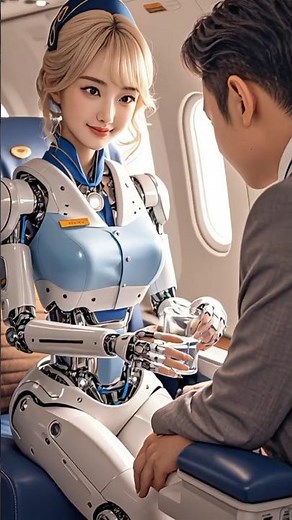 Sky Service 2.0: When Robots Become Flight Attendants #robots
