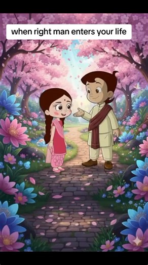 when right man enters your life #fyp #draft #love #sad #chotabheem