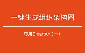 PPT巧用SmartArt之一键生成组织架构图
