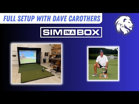 Sim in a Box from Foresight Sports - 4k #golfsimulator #garagegolf