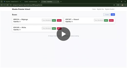 Python Django School Bus Attendance Management System | Salome Chipa posted on the topic | LinkedIn