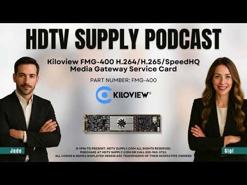 Kiloview FMG-400 H.264/H.265/SpeedHQ Media Gateway Service Card