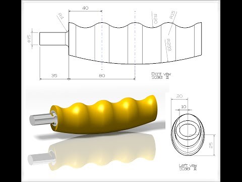 Catia(카티아) Sweep - With two guide curves