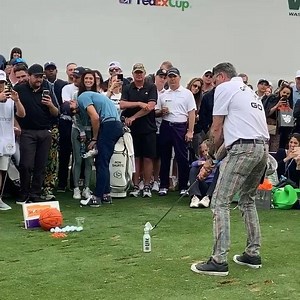 278K views · 3.5K reactions | Taking my shot at glory on the 16th hole at the Waste Management Open...Gas Monkey style  | Richard Rawlings | Facebook