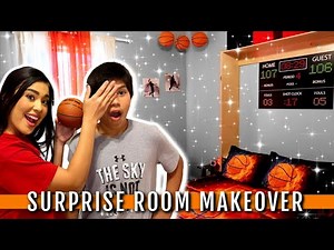SURPRISE Room Makeover For TEENS! | BEDROOM TOUR
