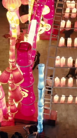 Drones Illuminate Chinese New Year's Traditions and Colors.