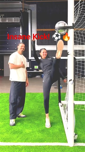 Can I Kick Higher Than Zlatan? 😳⚽ Ultimate Football Power Challenge! #shorts