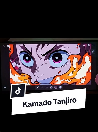 Drawing Kamado Tanjiro from Demon Slayer