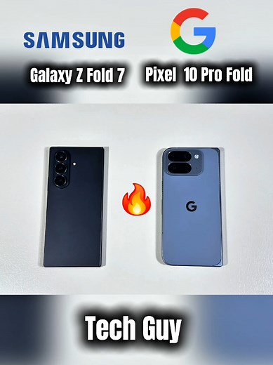 Samsung Galaxy Z Fold7 vs Google Pixel 10 Pro Fold Speed Test