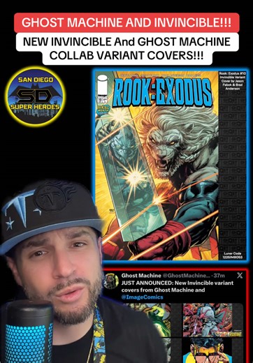 INVINCIBLE MONTH VARIANT COVERS With GHOST MACHINE! (Image Comics) GEIGER Issue 22 Featuring THRAGG, REDCOAT Issue 17, ROOK EXODUS Issue 10 Featuring BATTLE BEAST! And HYDE STREET Issue 11 Featuring Mr. X-RAY! @Image Comics @Ghost Machine @INVINCIBLE #Invincible #Geiger #RookExodus #Redcoat #HydeStreet