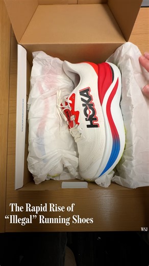 The Wall Street Journal on Instagram: "When a new breed of super shoes hit the distance-running scene nearly a decade ago, they turned the sport on its head. The governing body of running, World Athletics, scrambled to rein in the Frankenshoes.⁠ ⁠ But recently, something strange has started to happen. Shoe companies started going over that limit, again and again, on purpose. Soles are now rising like cheese souffles, and runners are snapping up the super-sized shoes—even if they carry the risk o