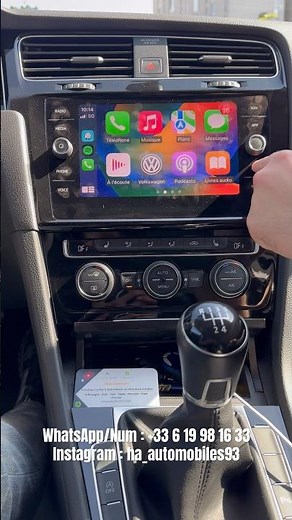 Activation carplay et Androidauto sur une Volkswagen Golf 7