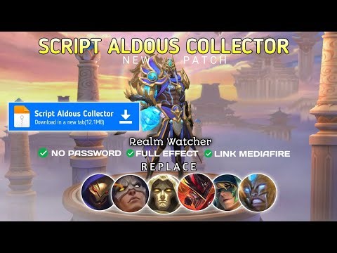 Script Aldous Collector - Realm Watcher No Password | Full Effect Voice | New Patch