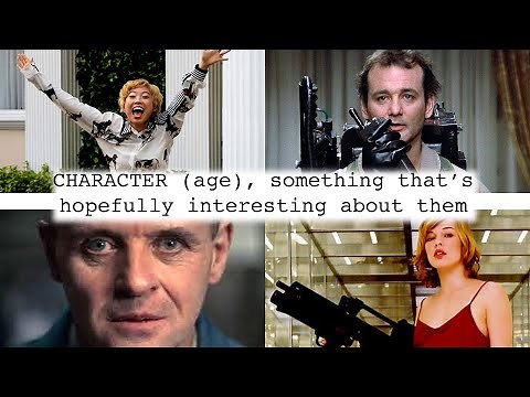 How To Write Character Description - Screenplay Formatting
