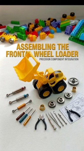 Toy Wheel Loader Build: SO SATISFYING! 🚜✨