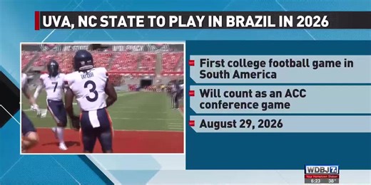 UVA Football to Play International Game in 2026