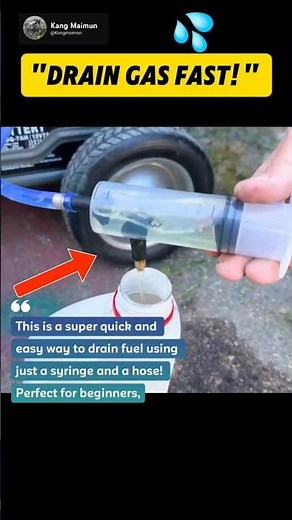 How to Drain Gas from a Generator FAST (Easy DIY Hack!)