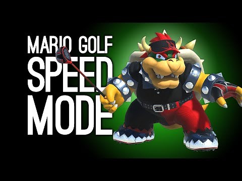 Golf is Running Now?! Luke vs Ellen vs Mike - MARIO GOLF SPEED MODE ⛳👿