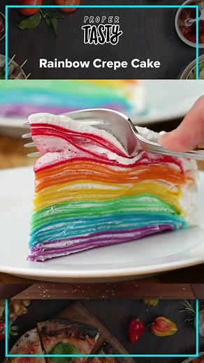 Colorful Rainbow Pancake Recipe | How to Make Vibrant Pancakes