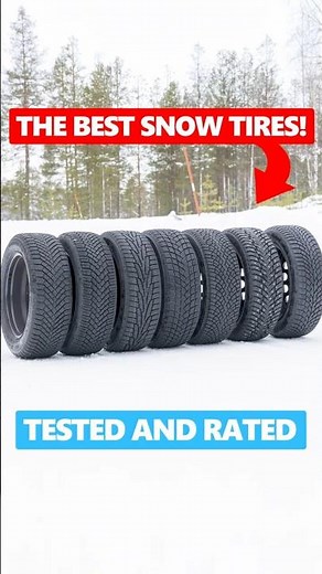 The BEST Snow Tires for 2025/26! #tires #snow #winter #automobile