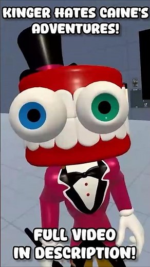 KINGER HATES CAINE'S ADVENTURES! | The Amazing Digital Circus | VRChat #shorts #shortvideo #short