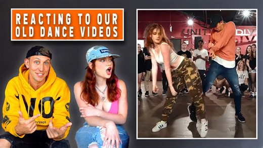 REACTING TO OUR OLD DANCE VIDEOS w/ Dytto