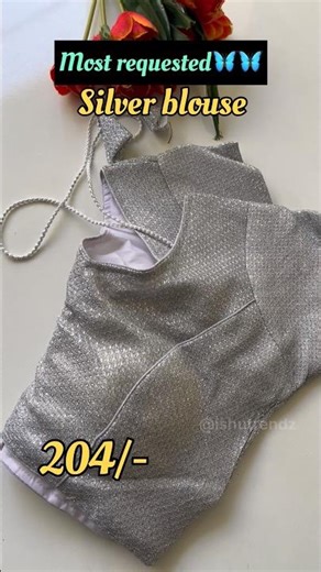 204/- only || silver fully stiched blouse|| frim ‪@flipkart‬ || #shortsviral #shorts