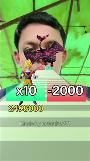 Help Goku 🆚 Toothlees #goku #dragonball #challenge #shortvideo #shorts