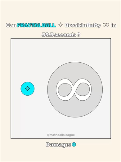 Can the Fractal Ball Create an Infinity Break?