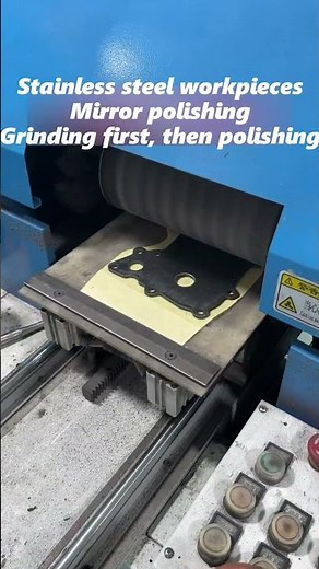 Fine finishing. Brilliant metallic texture. ✨⚙️ #polishingmachine #mirrorfinish
